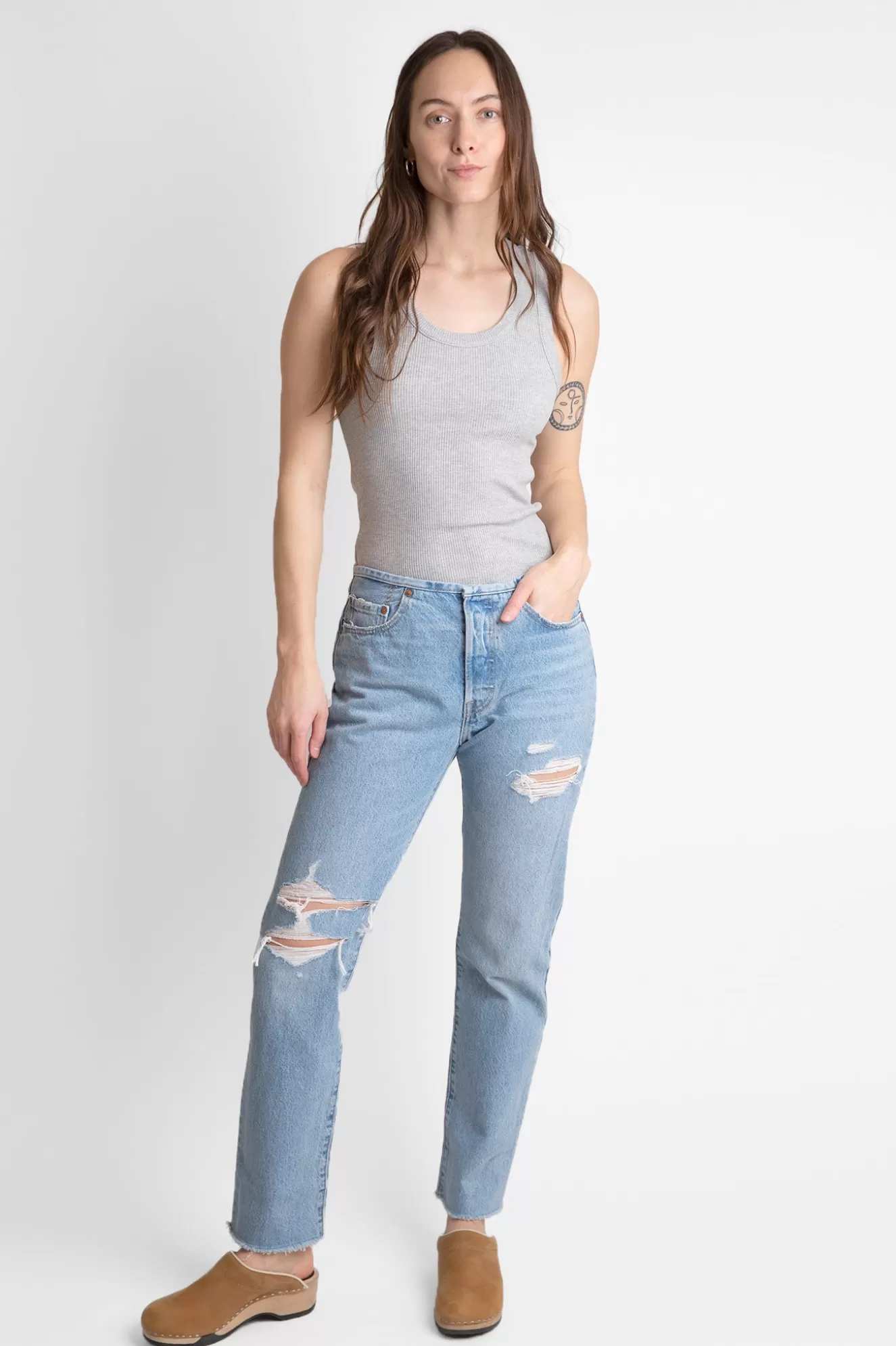 Best Sale 501® Mini Waist Jeans Denim