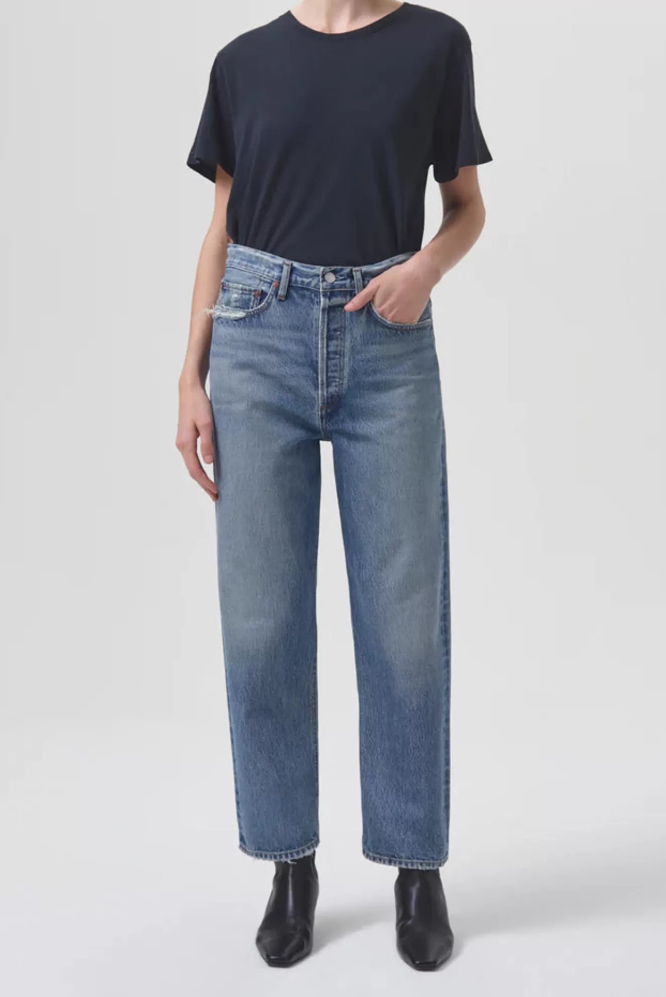 Store 90'S Mid Rise Loose Fit Denim