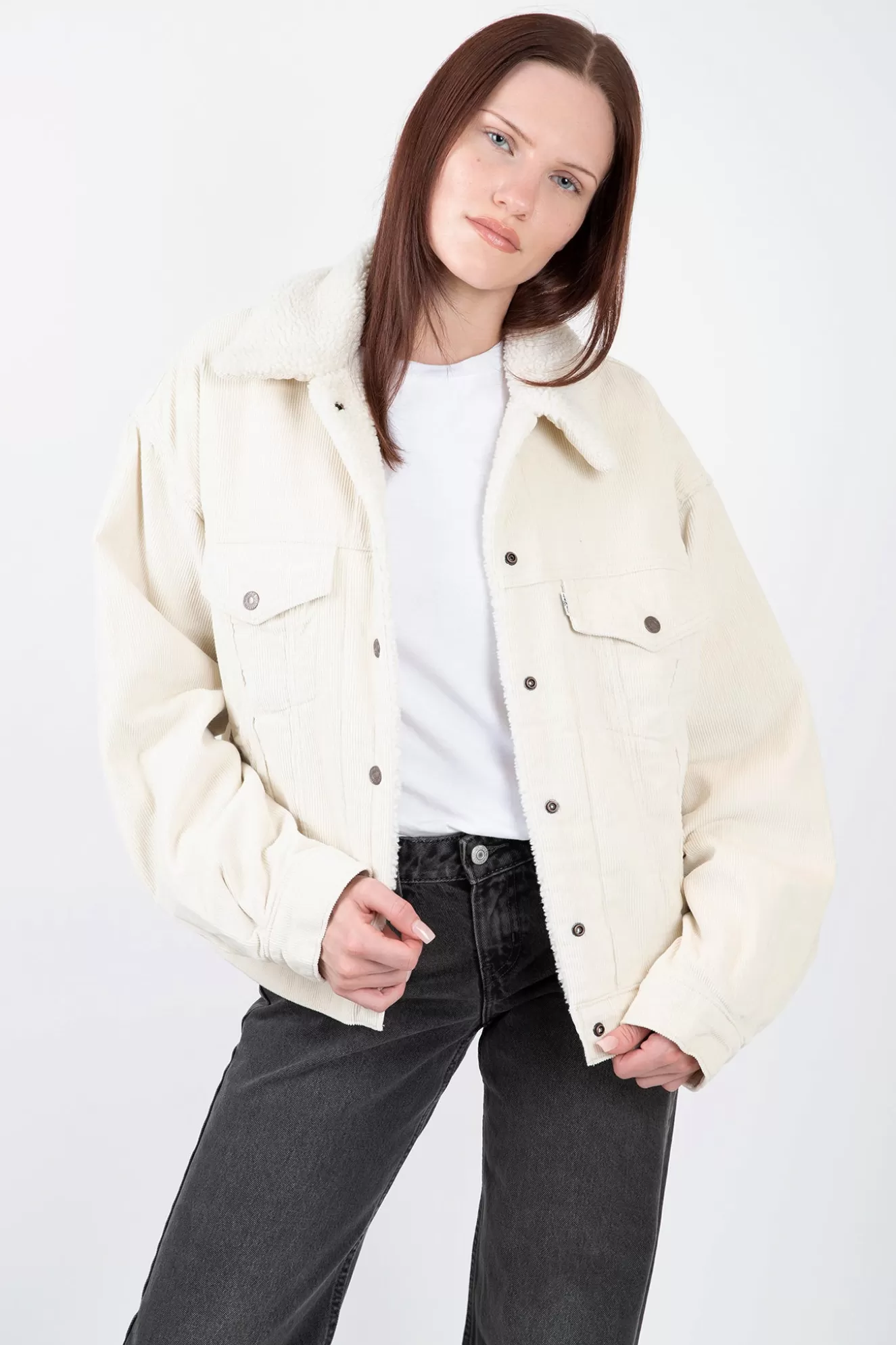 Best Sale 90S Sherpa Trucker Jacket Jackets & Coats