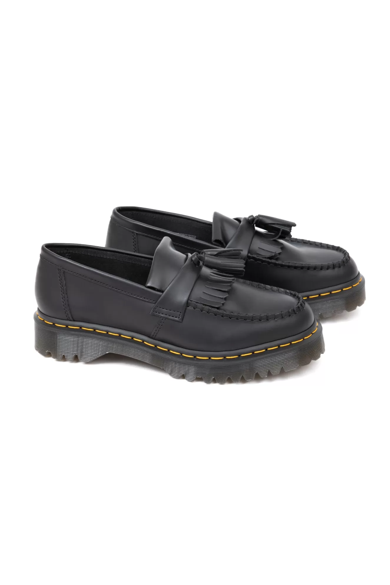 Outlet Adrian Bex Smooth Leather Tassel Loafers Flats