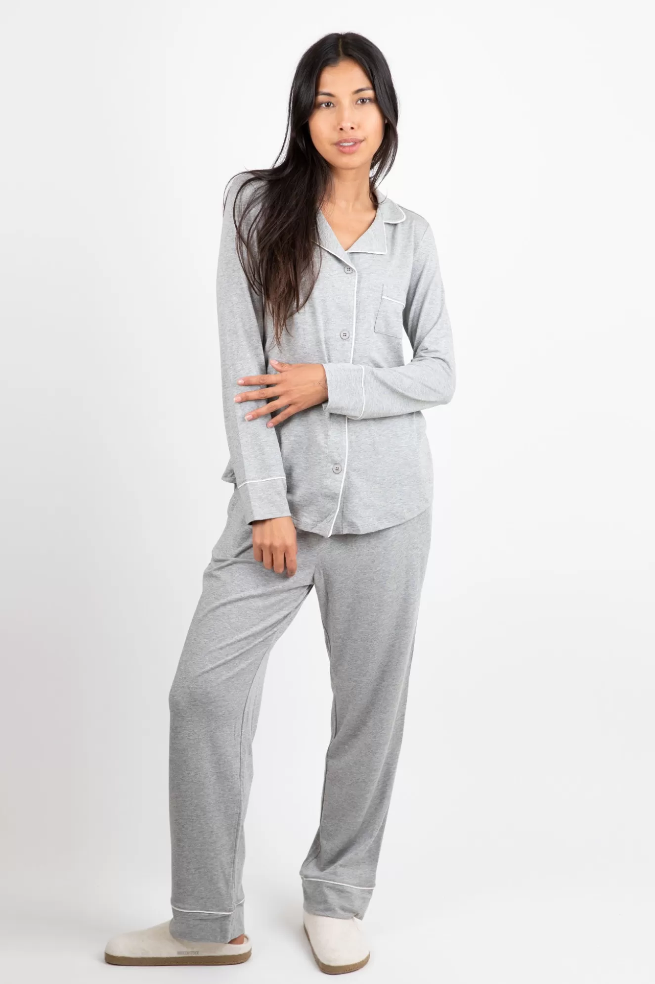 Best Classic Pima Knit Pajama Set Sleepwear