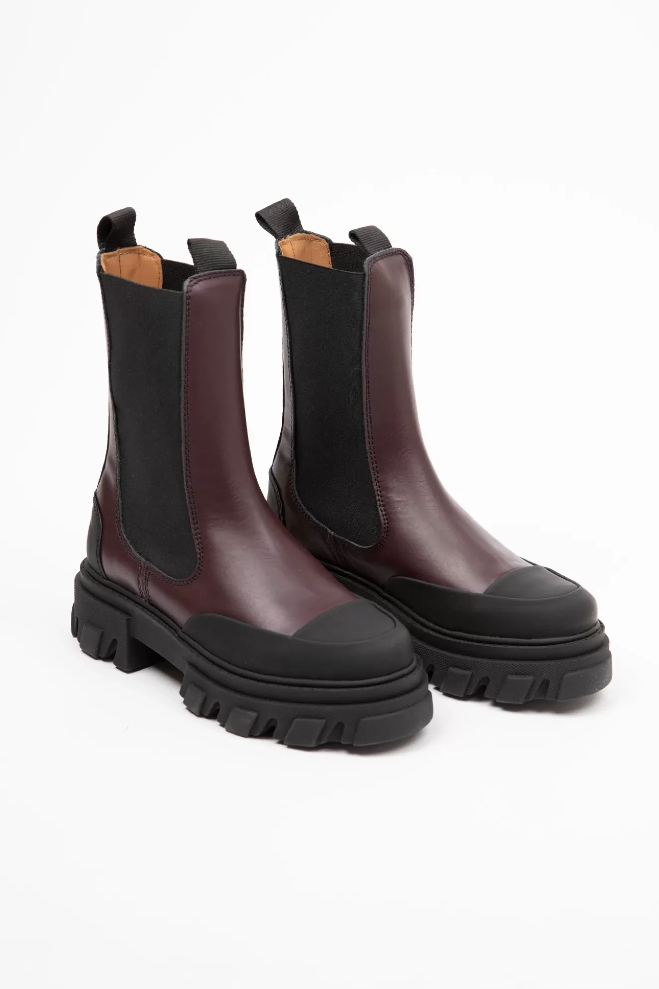 Cheap Cleated Mid Chelsea Boots Boots