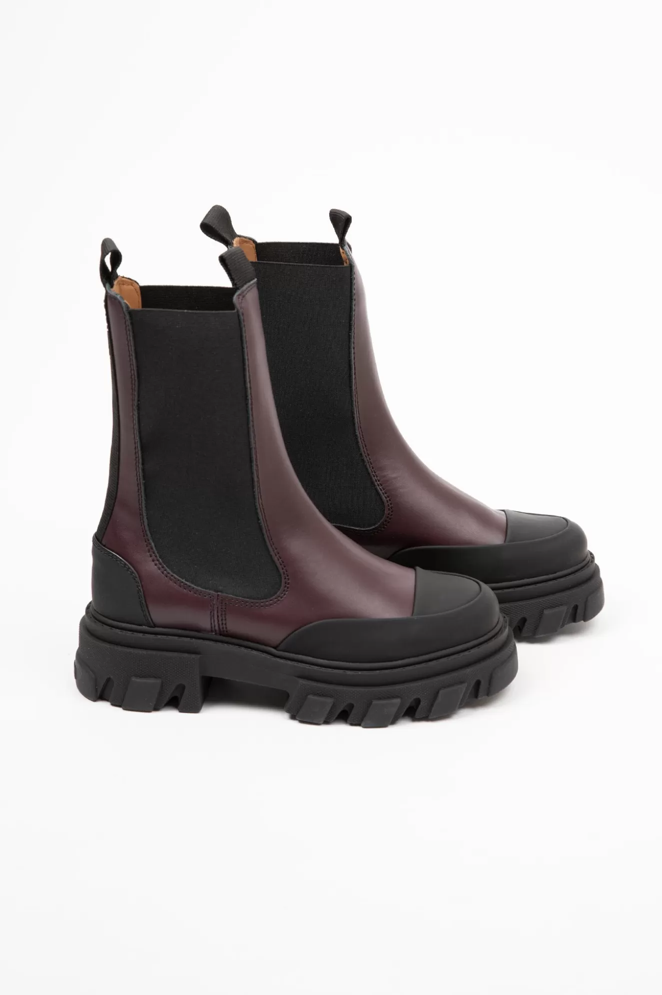 Cheap Cleated Mid Chelsea Boots Boots