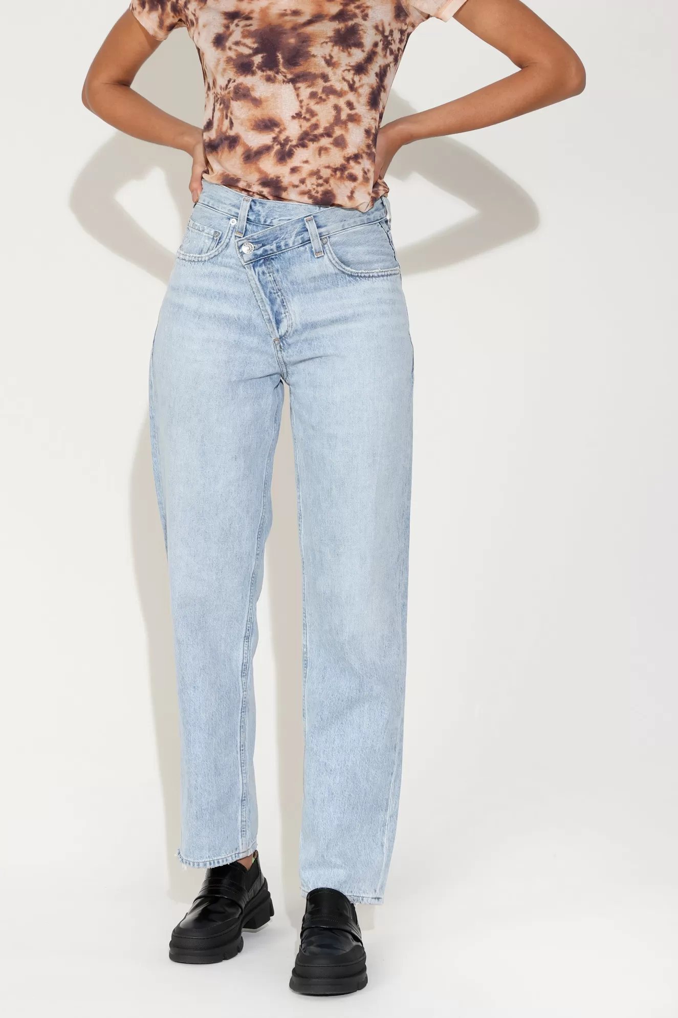 Flash Sale Criss Cross Upsized Jean Denim