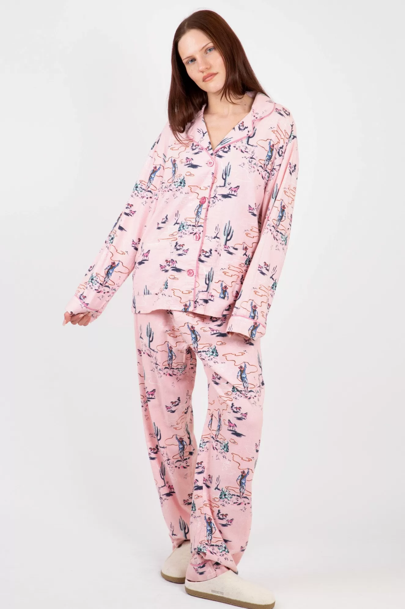 Fashion Flannels Pj Set Sleepwear