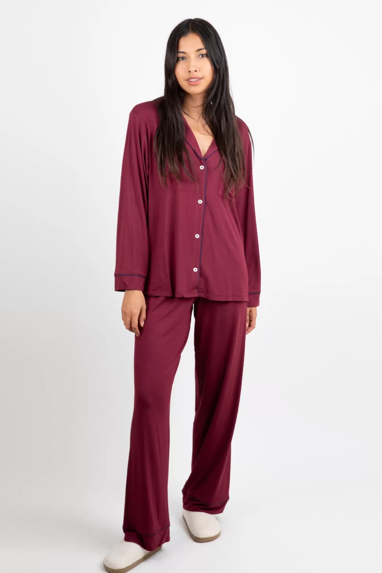 Cheap Gisele Long Pj Set Sleepwear