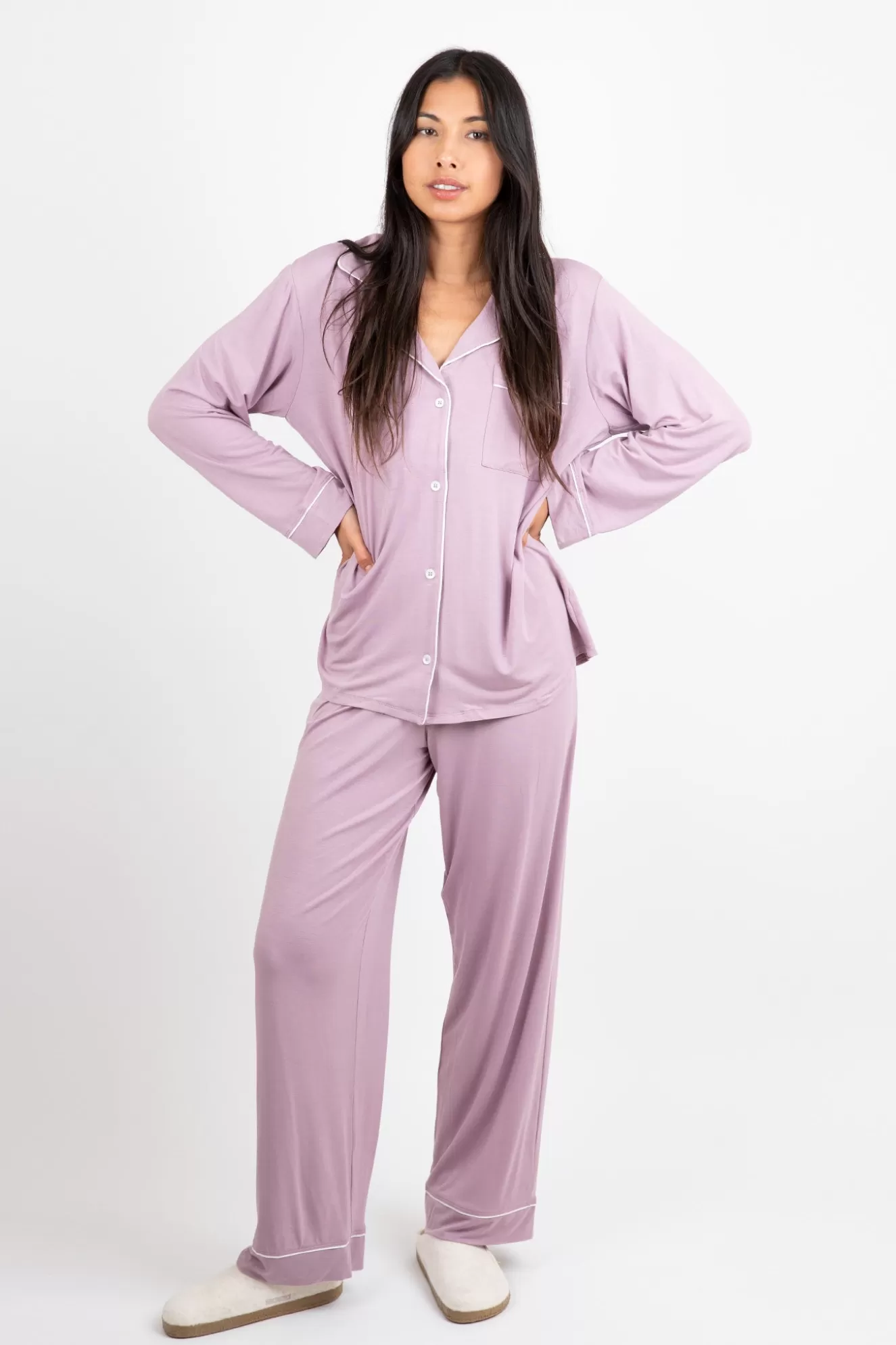 Best Gisele Long Pj Set Sleepwear