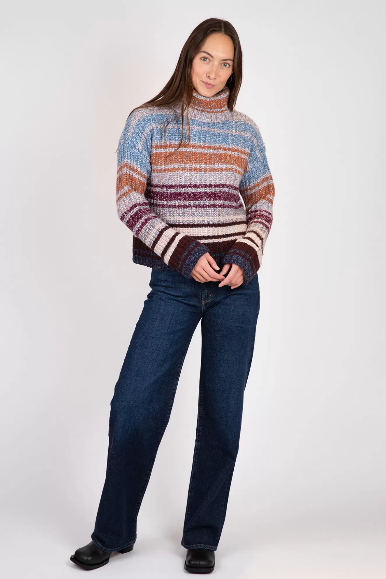 Shop Gradient Marled Cowl Neck Sweater Sweaters & Knits