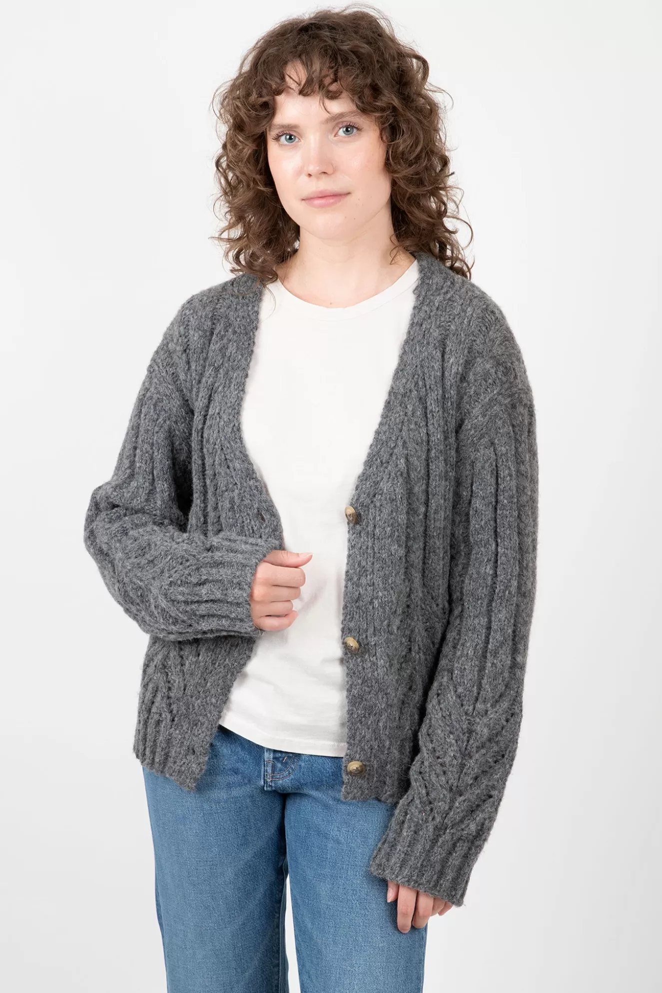 Outlet Hazel Alpaca Cable Cardi Sweaters & Knits