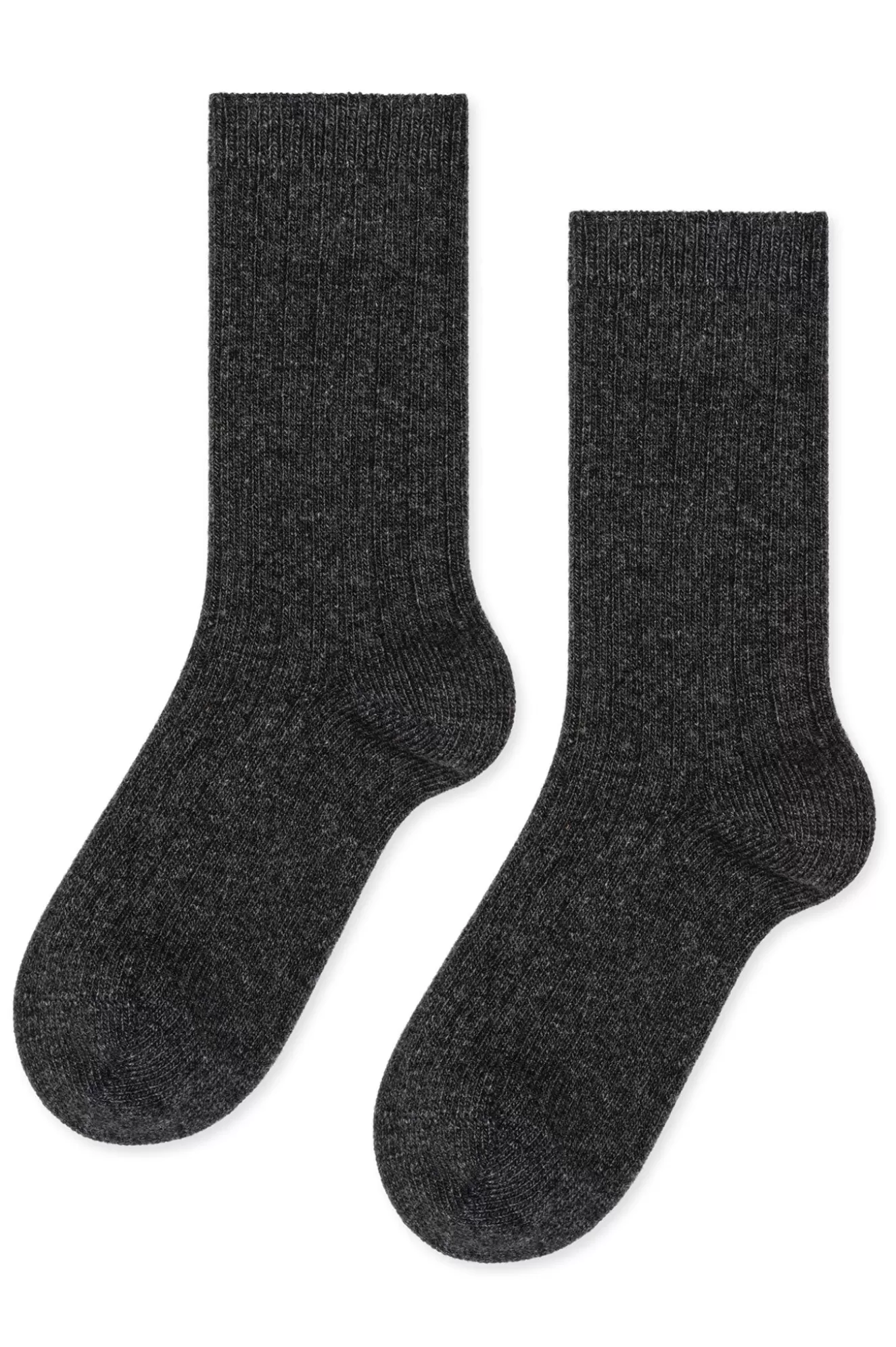 Shop Italia Cashmere Cozy Rib Crew Socks