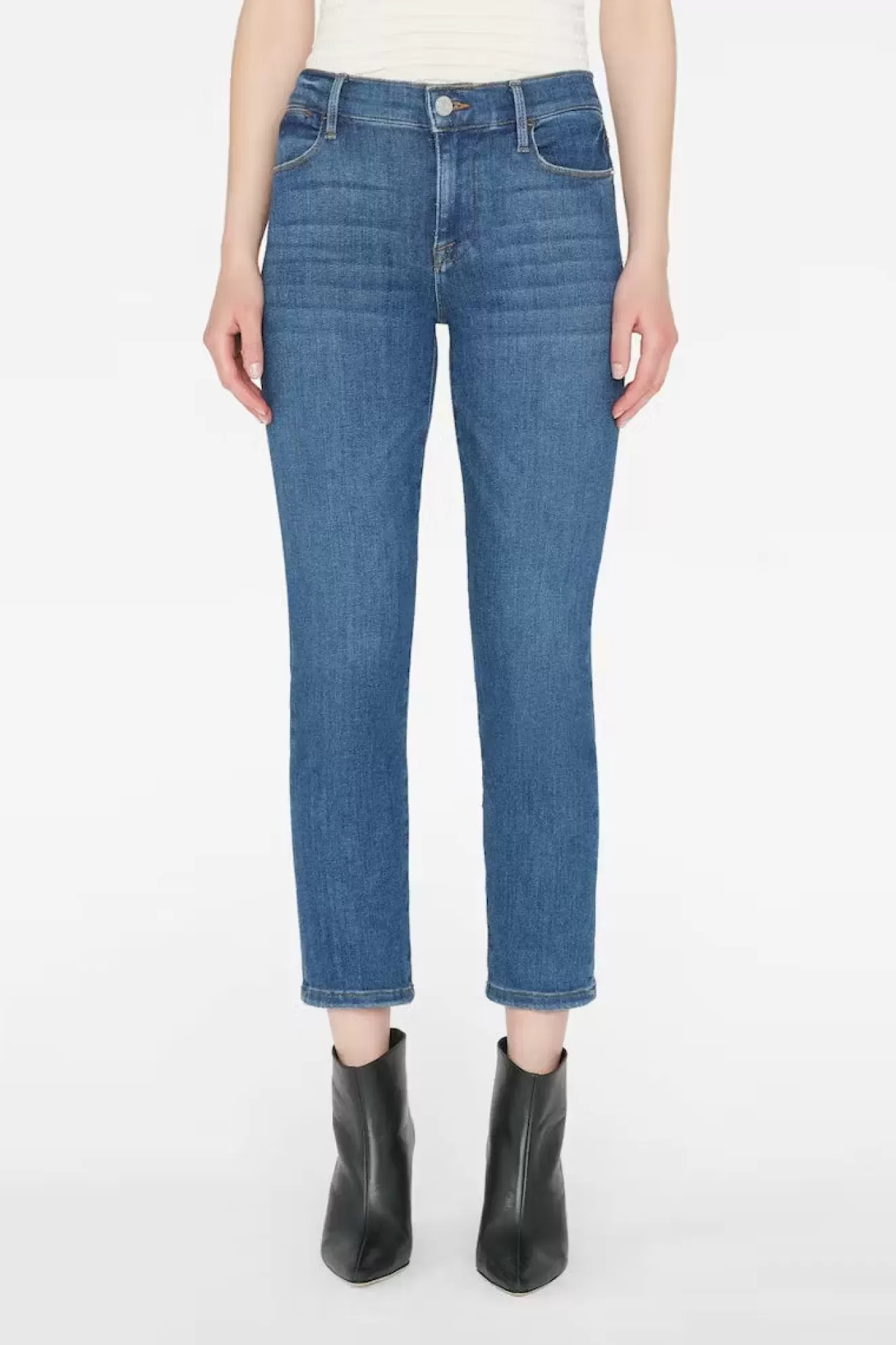 Fashion Le High Straight Jean Denim