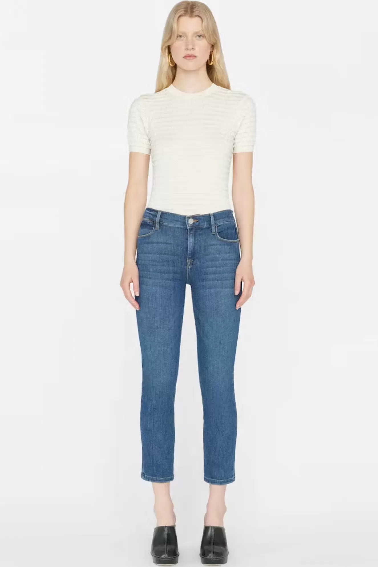 Fashion Le High Straight Jean Denim