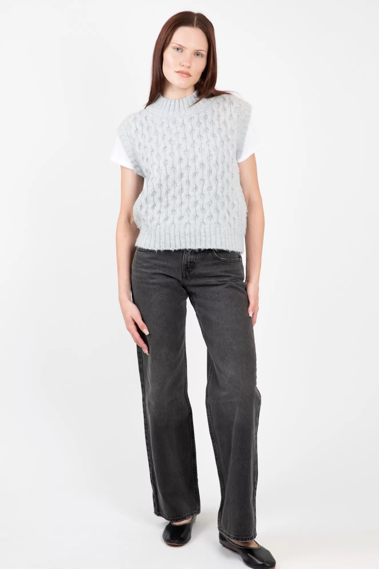 Discount Lina Textured Vest Sweaters & Knits