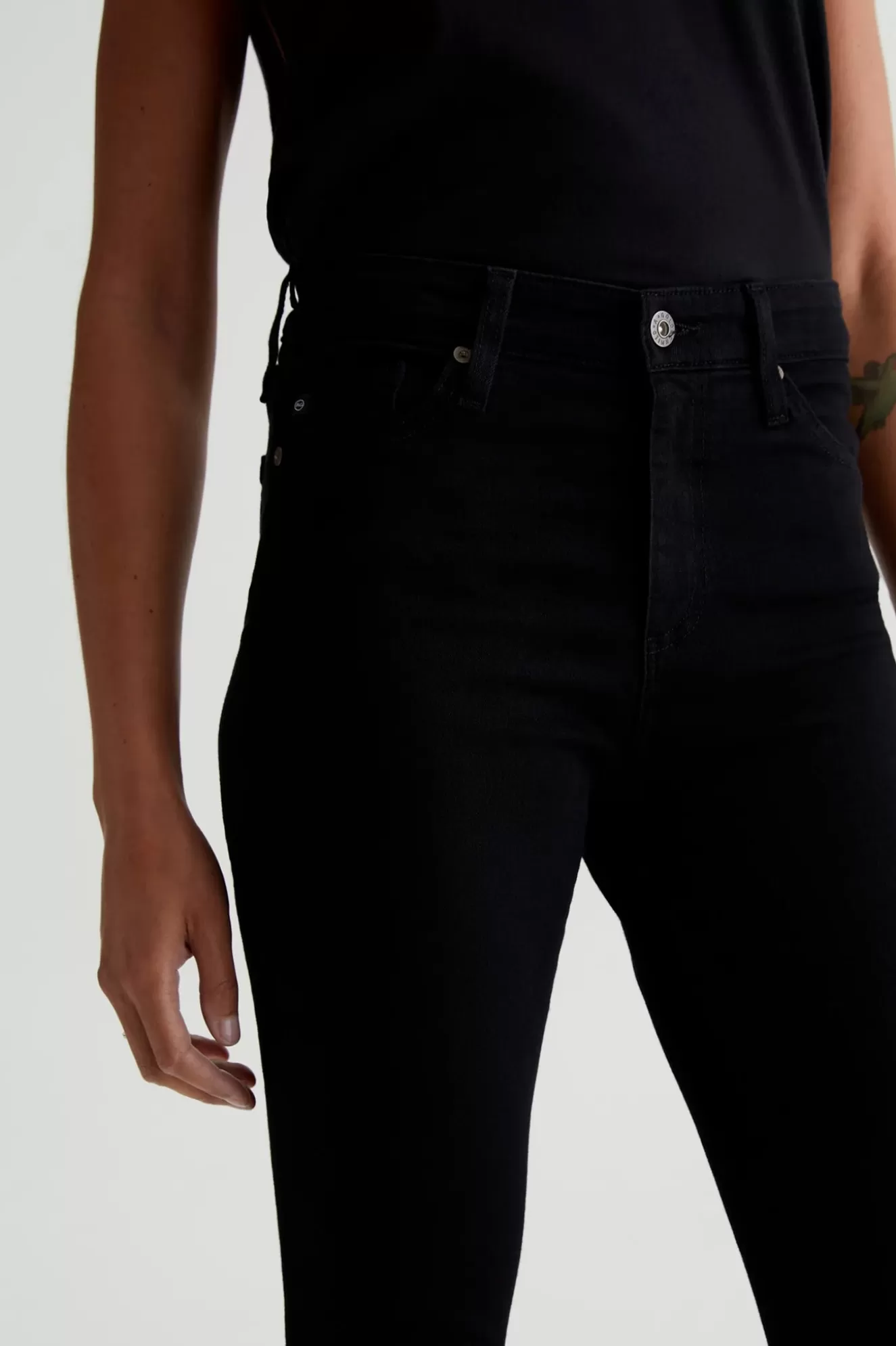 Hot Mari High-Rise Slim Straight Denim