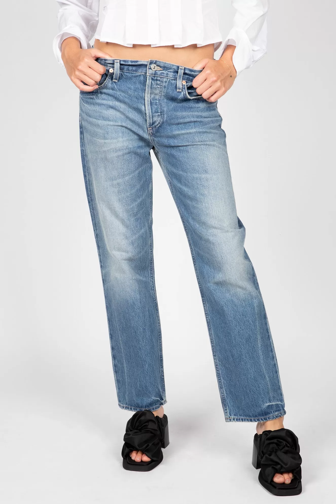 Discount Neve Low Slung Relaxed Denim