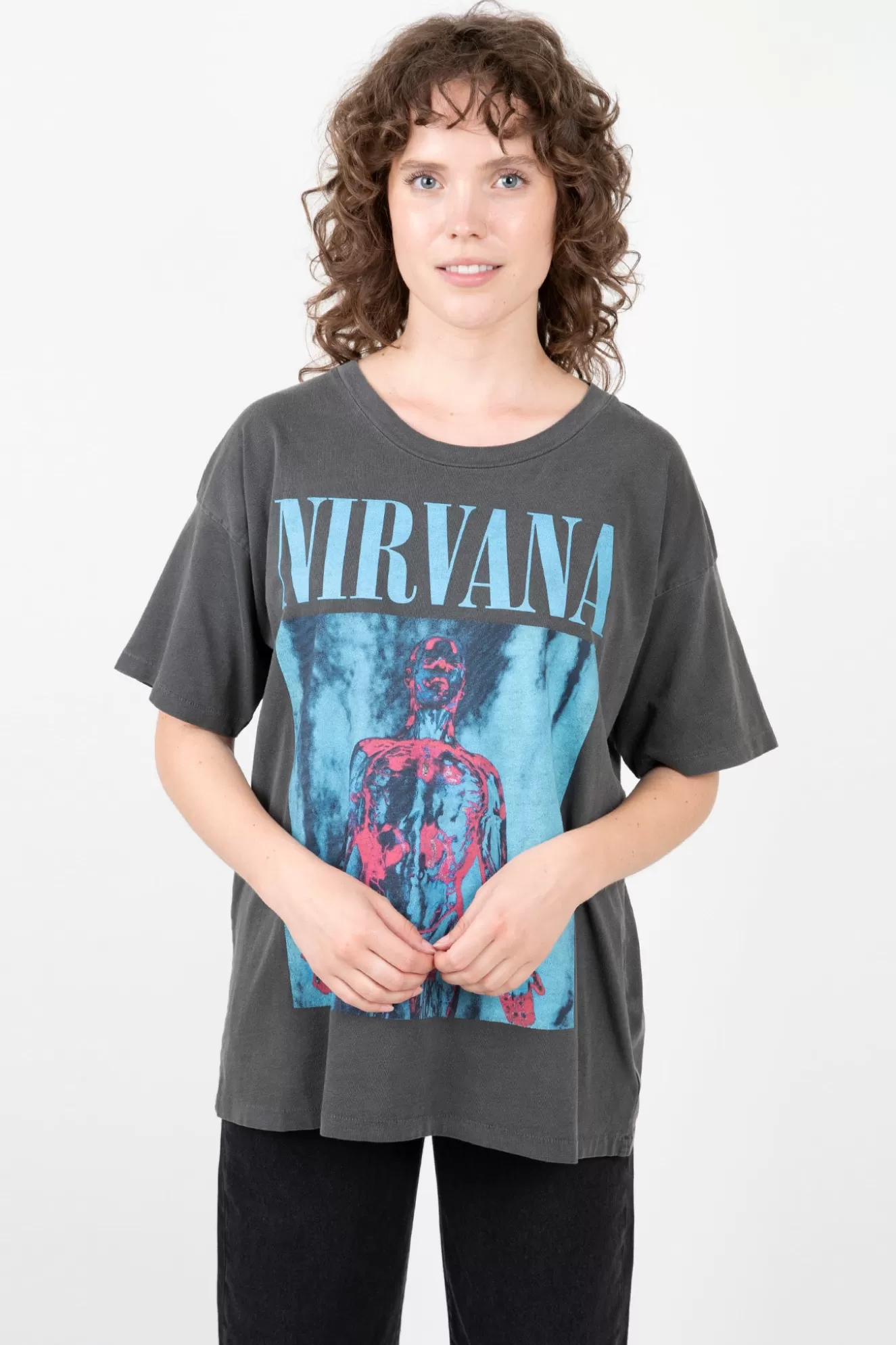 Online Nirvana Sliver Cover Merch Tee T-Shirts