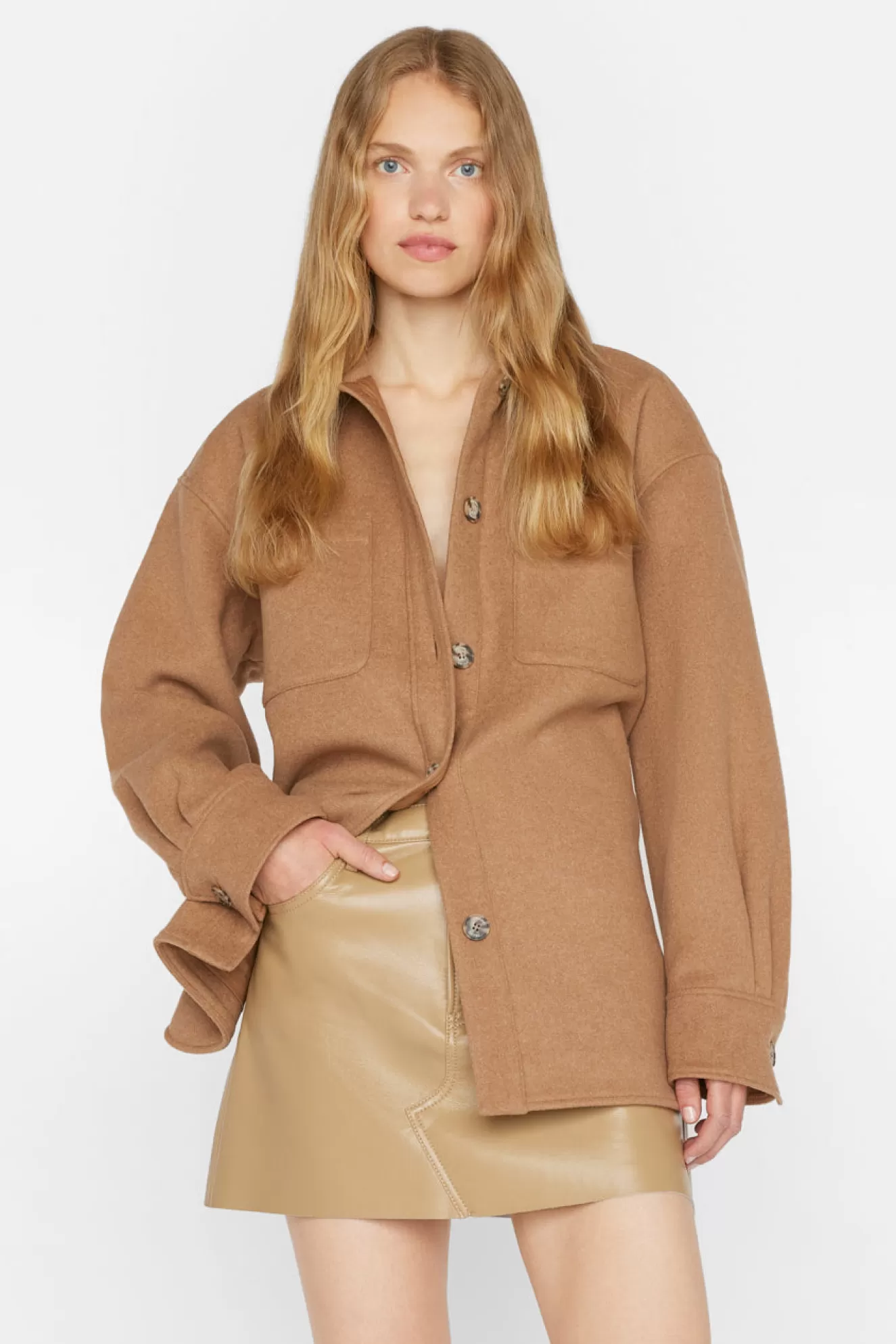 Flash Sale Oversized Trucker Shirt Jacket Jackets & Coats