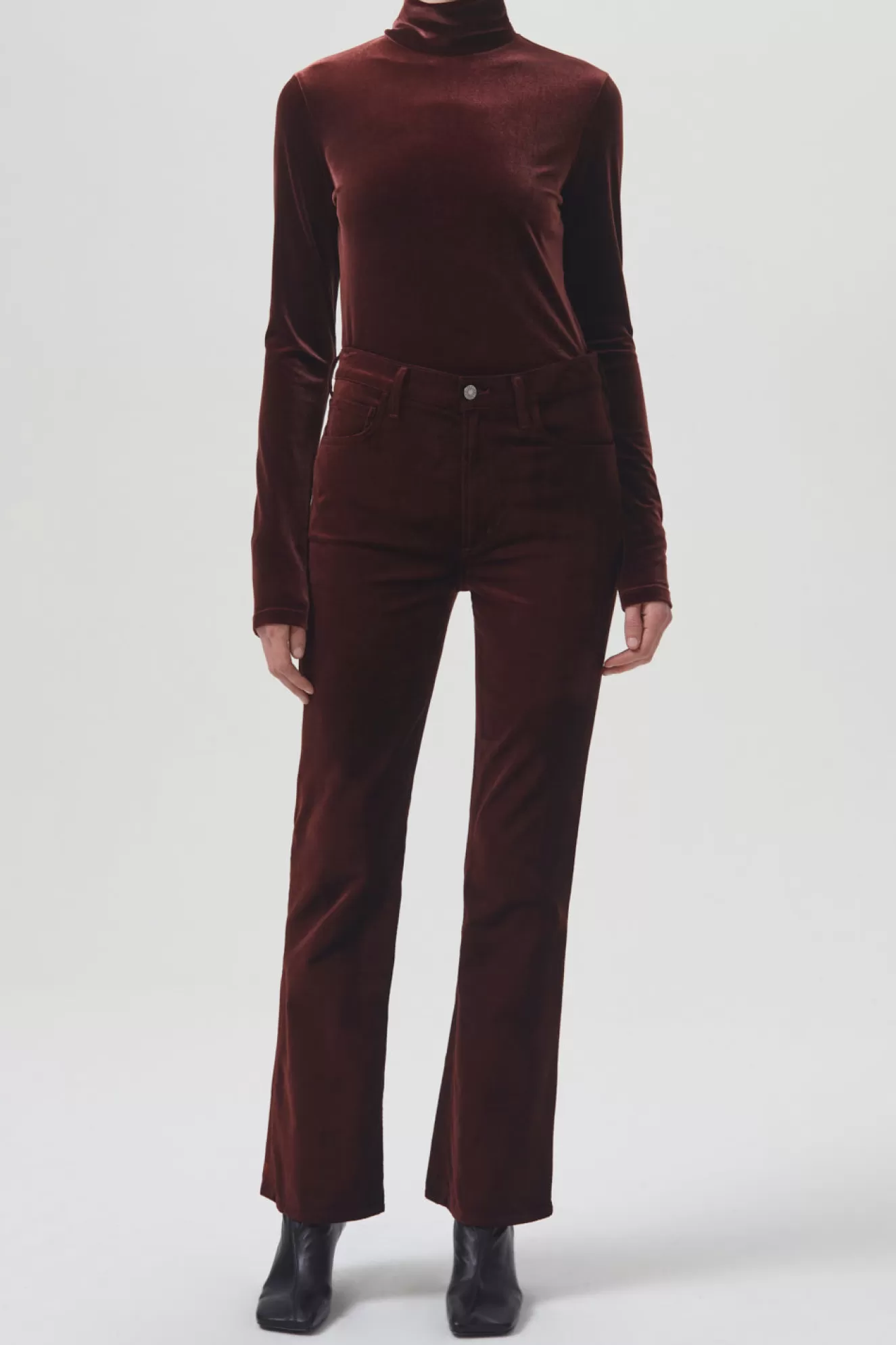 Best Pascale Velvet Turtleneck Tops