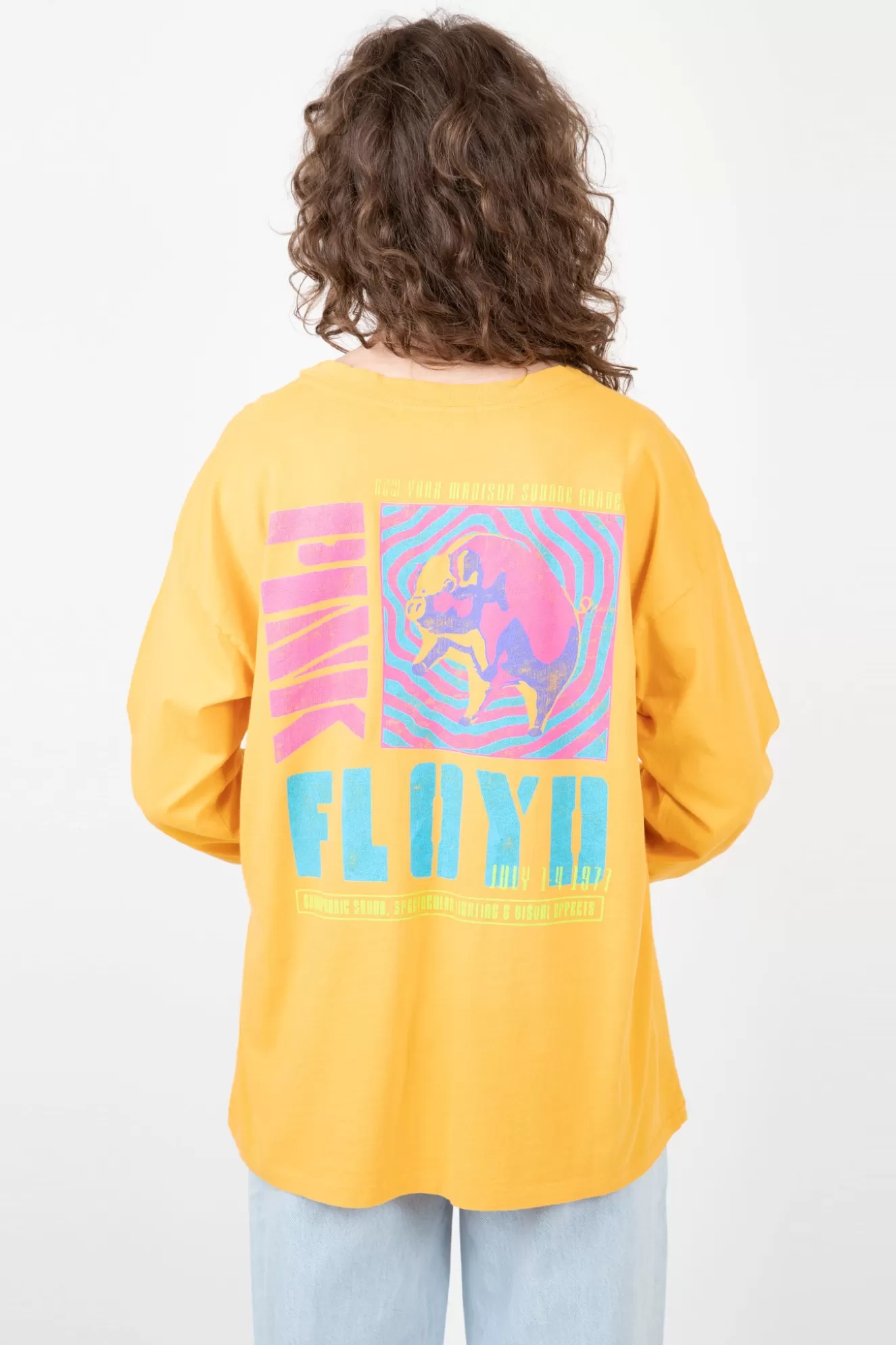 Discount Pink Floyd Live 1977 Merch Long Sleeve Tee T-Shirts