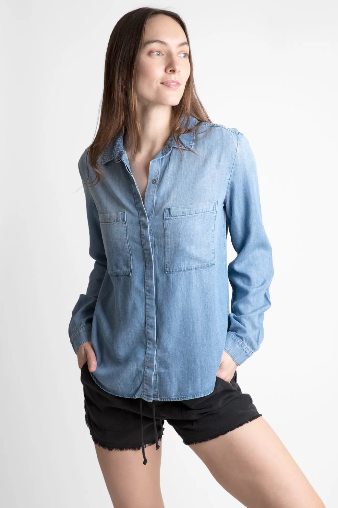 Fashion Pismo Two Pocket Top Tops