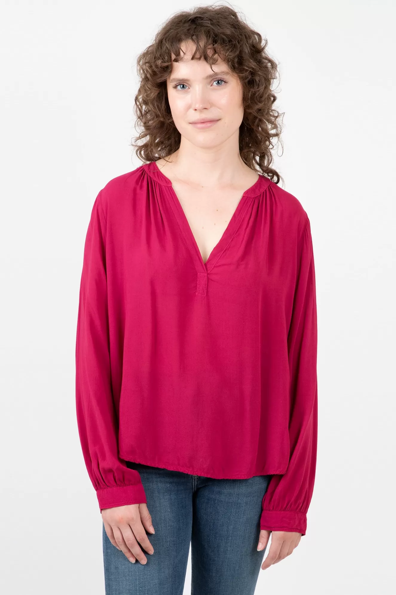 Clearance Posie Rayon Challis Top Tops