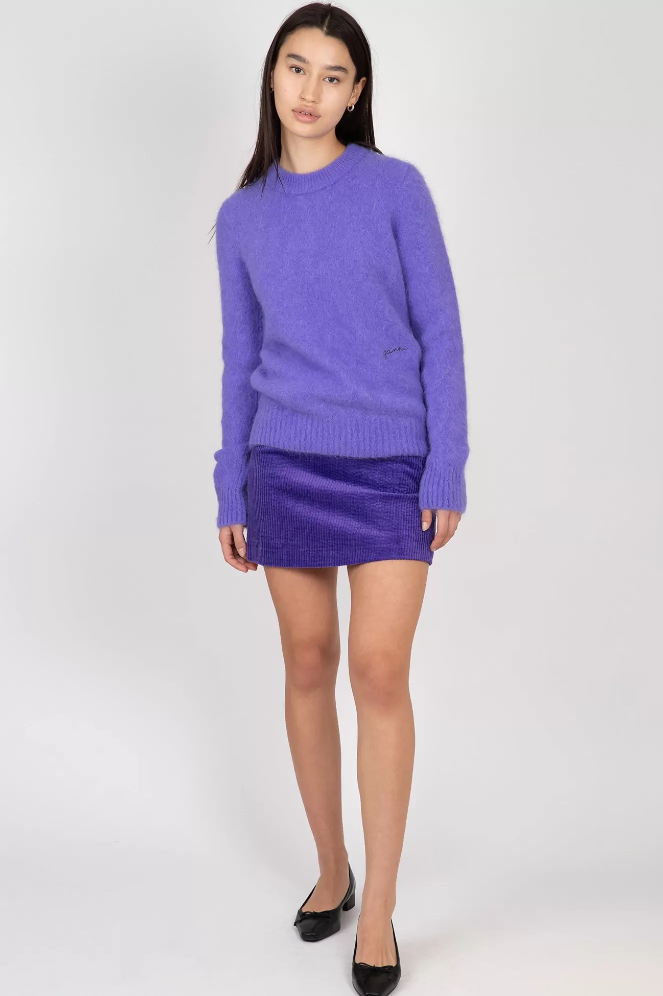 Store Purple Corduroy Mini Skirt Skirts & Dresses