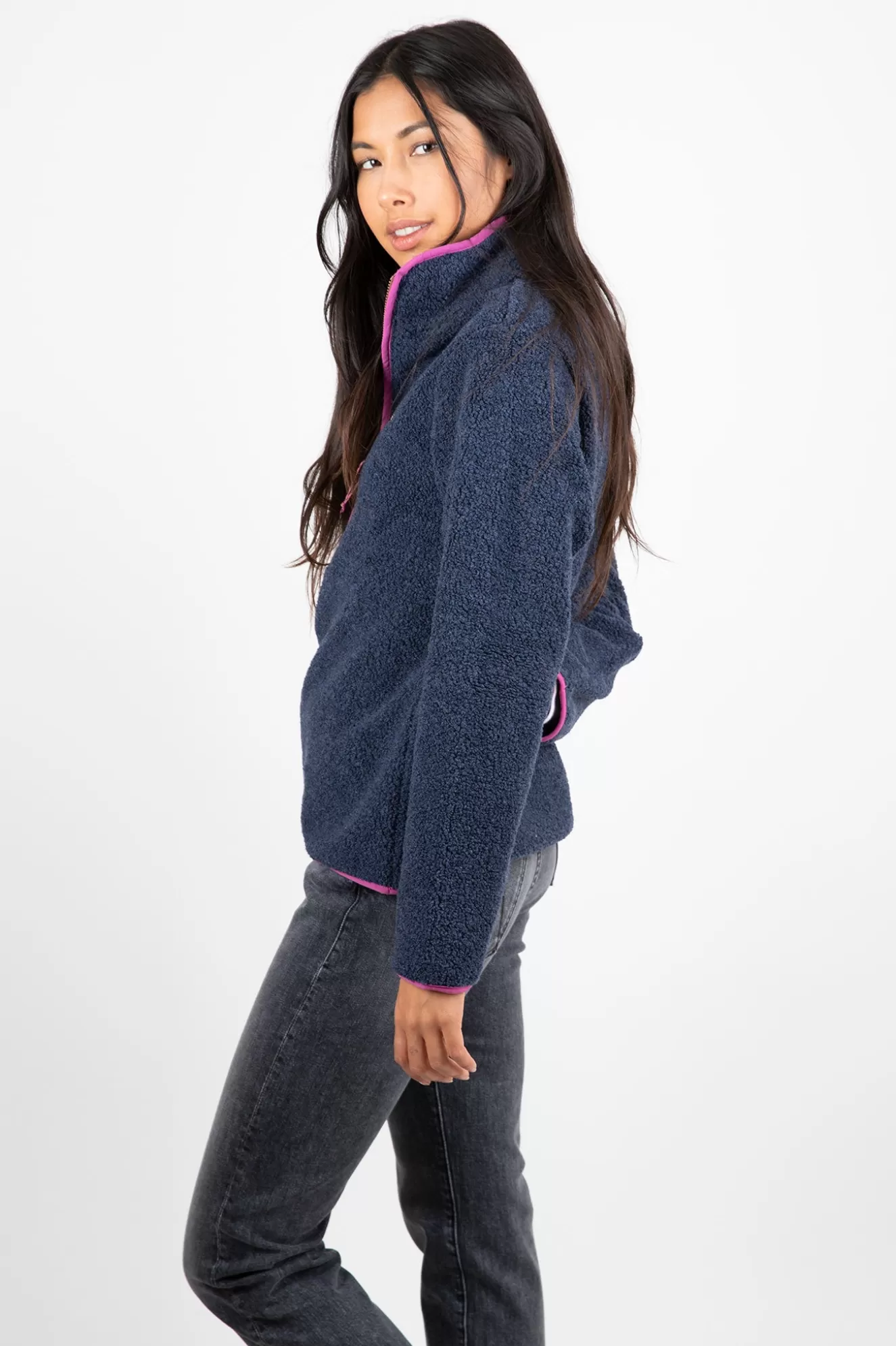 Cheap Reclaimed Fleece Pullover Jackets & Coats