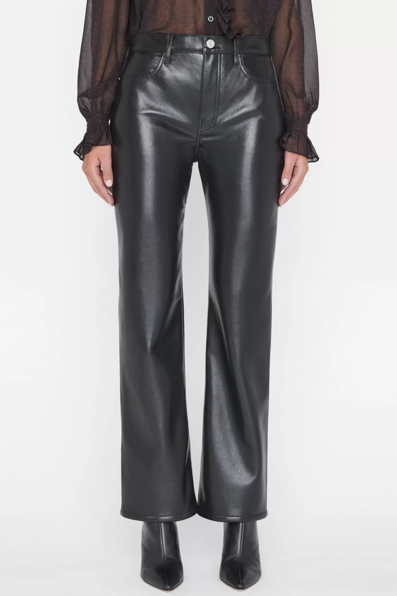 Cheap Recycled Leather Le Jane Crop Pants