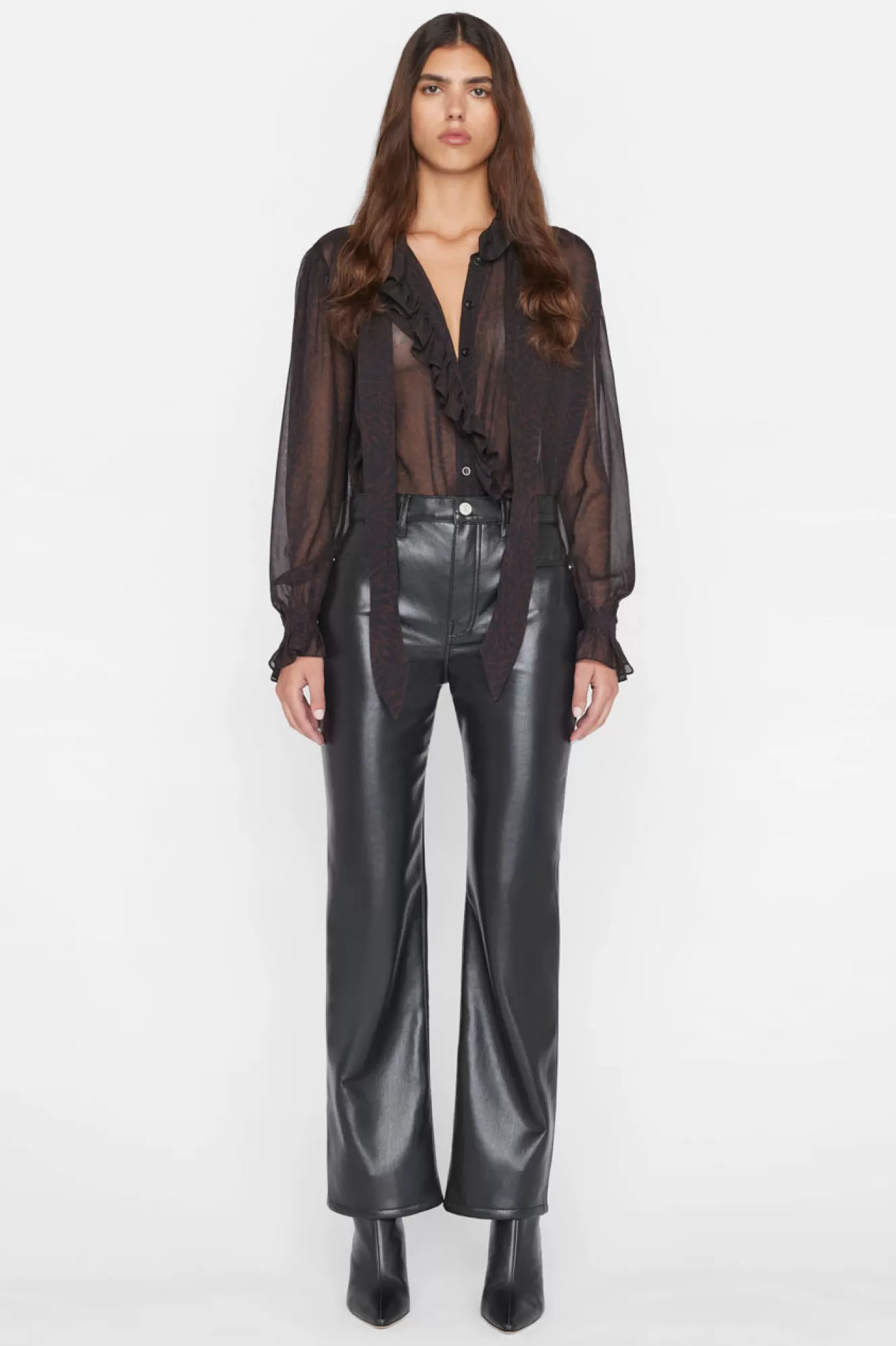 Cheap Recycled Leather Le Jane Crop Pants