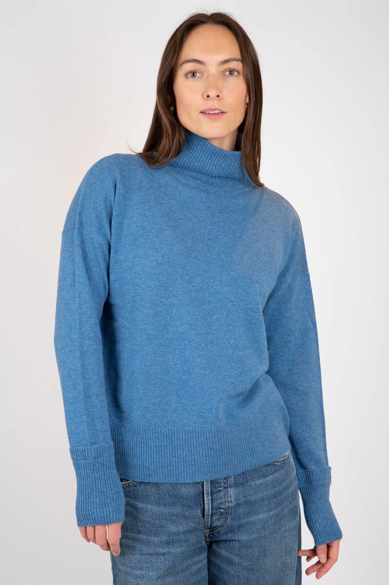 Hot Relaxed Mock Neck Sweater Sweaters & Knits