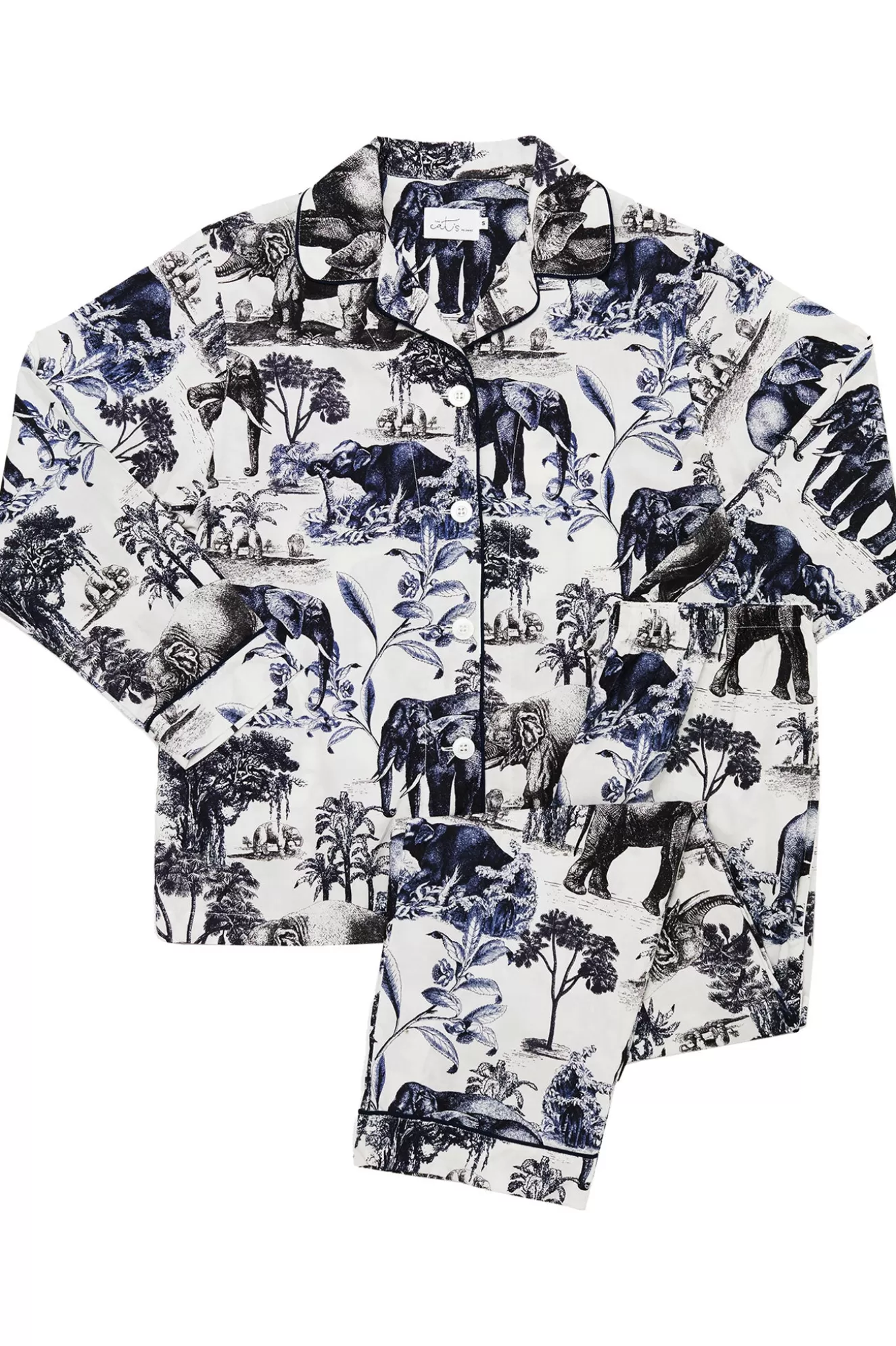 Sale Safari Toile Luxe Pima Cotton Pajama Set Sleepwear