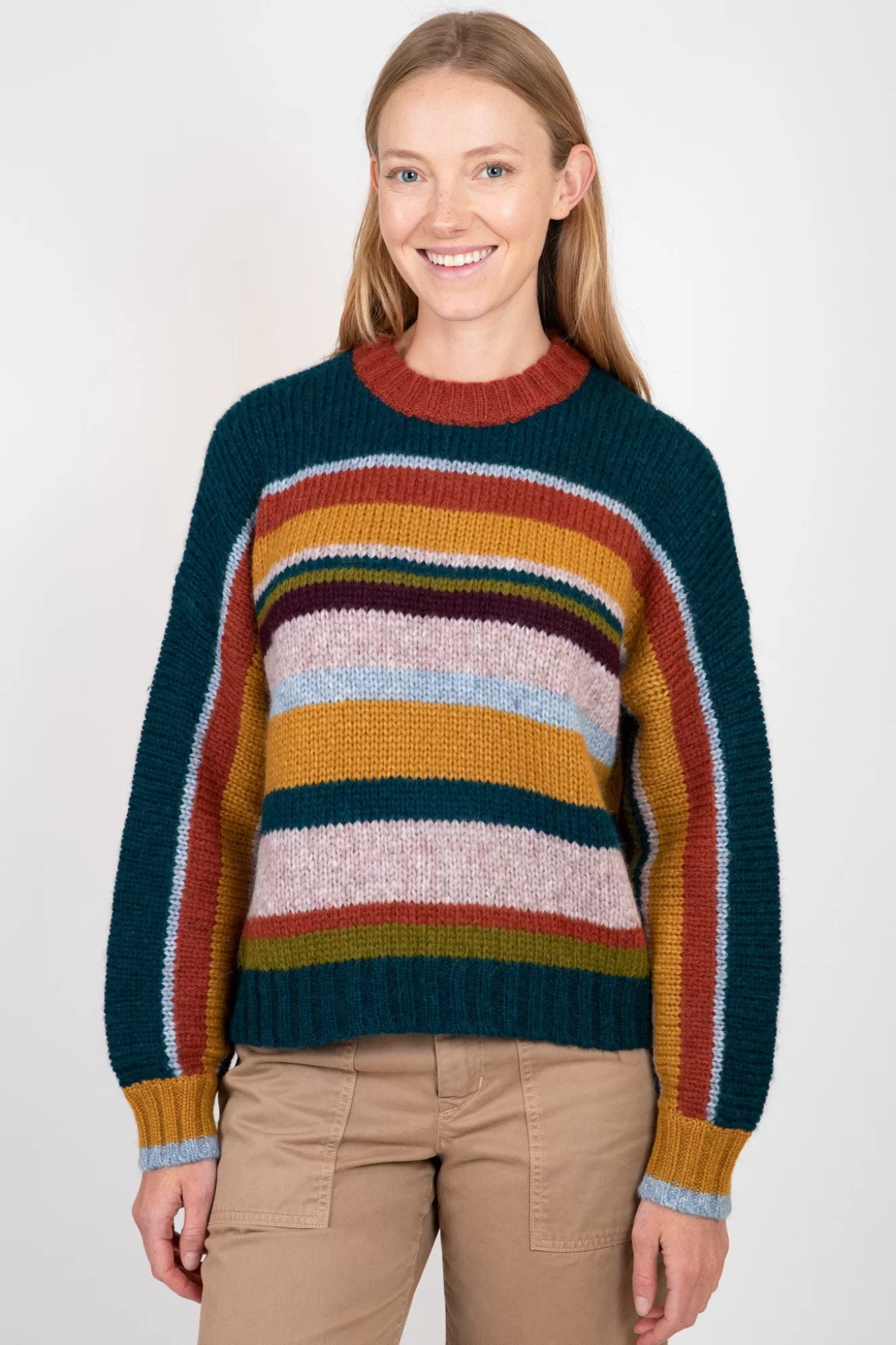 Hot Samara Striped Crew Neck Sweater Sweaters & Knits