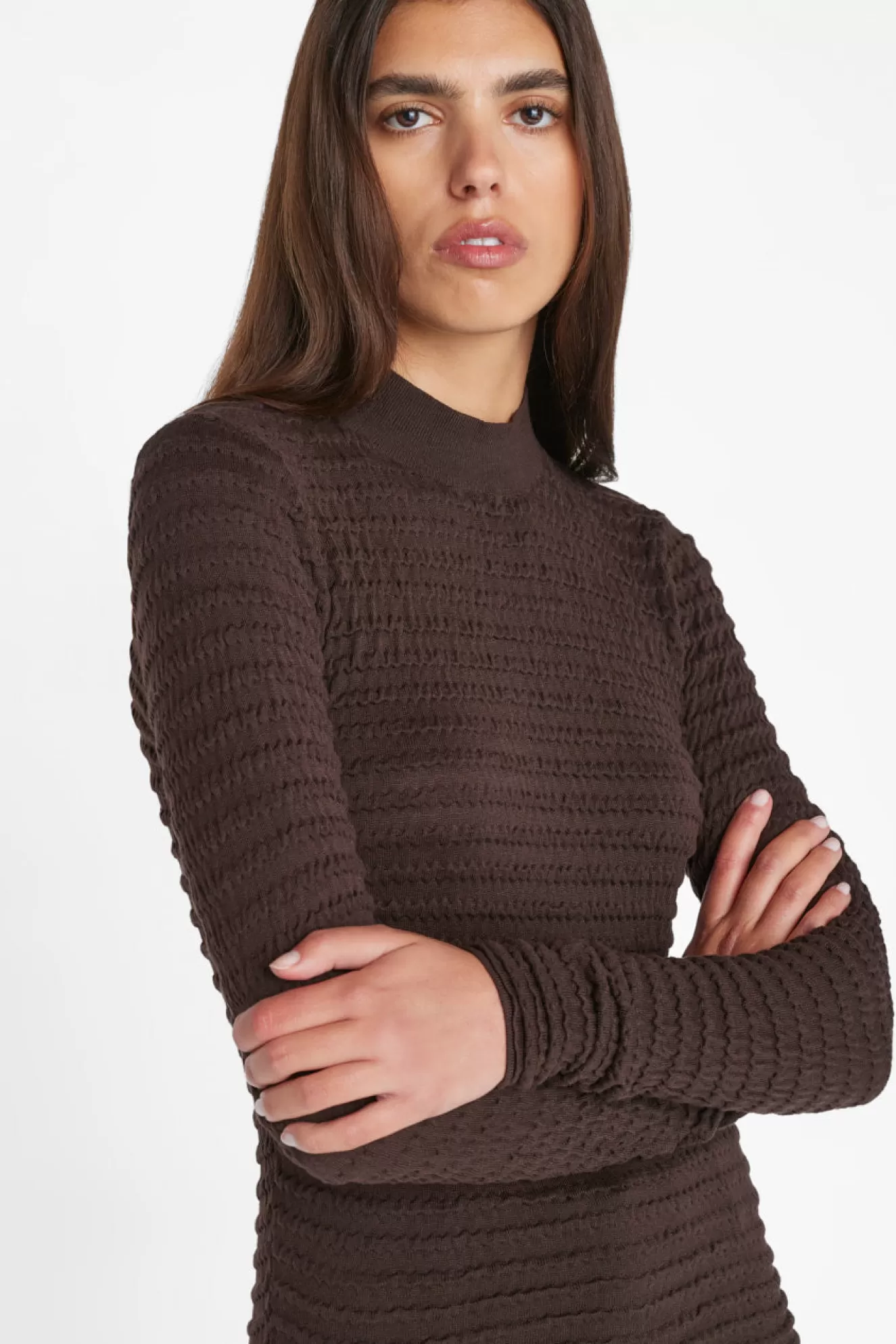 Sale Smocked Mockneck Sweater Sweaters & Knits