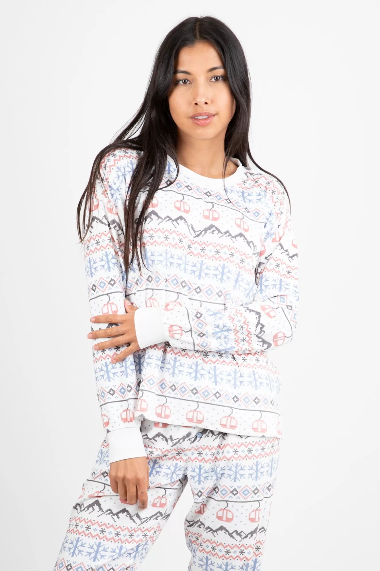 Hot Stay Lifted Long Sleeve Top Sleepwear