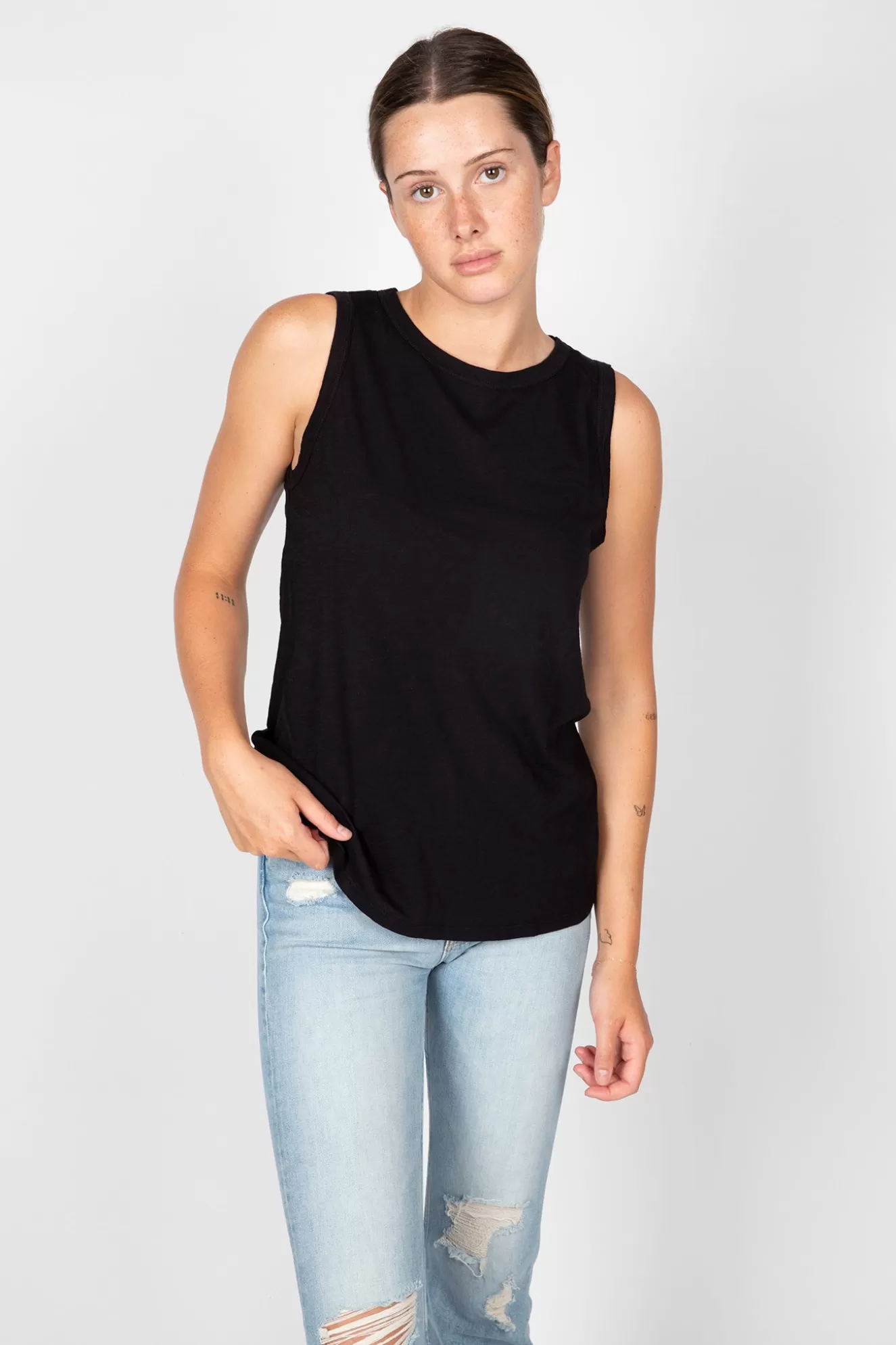 Fashion Taurus Cotton Slub Tank T-Shirts