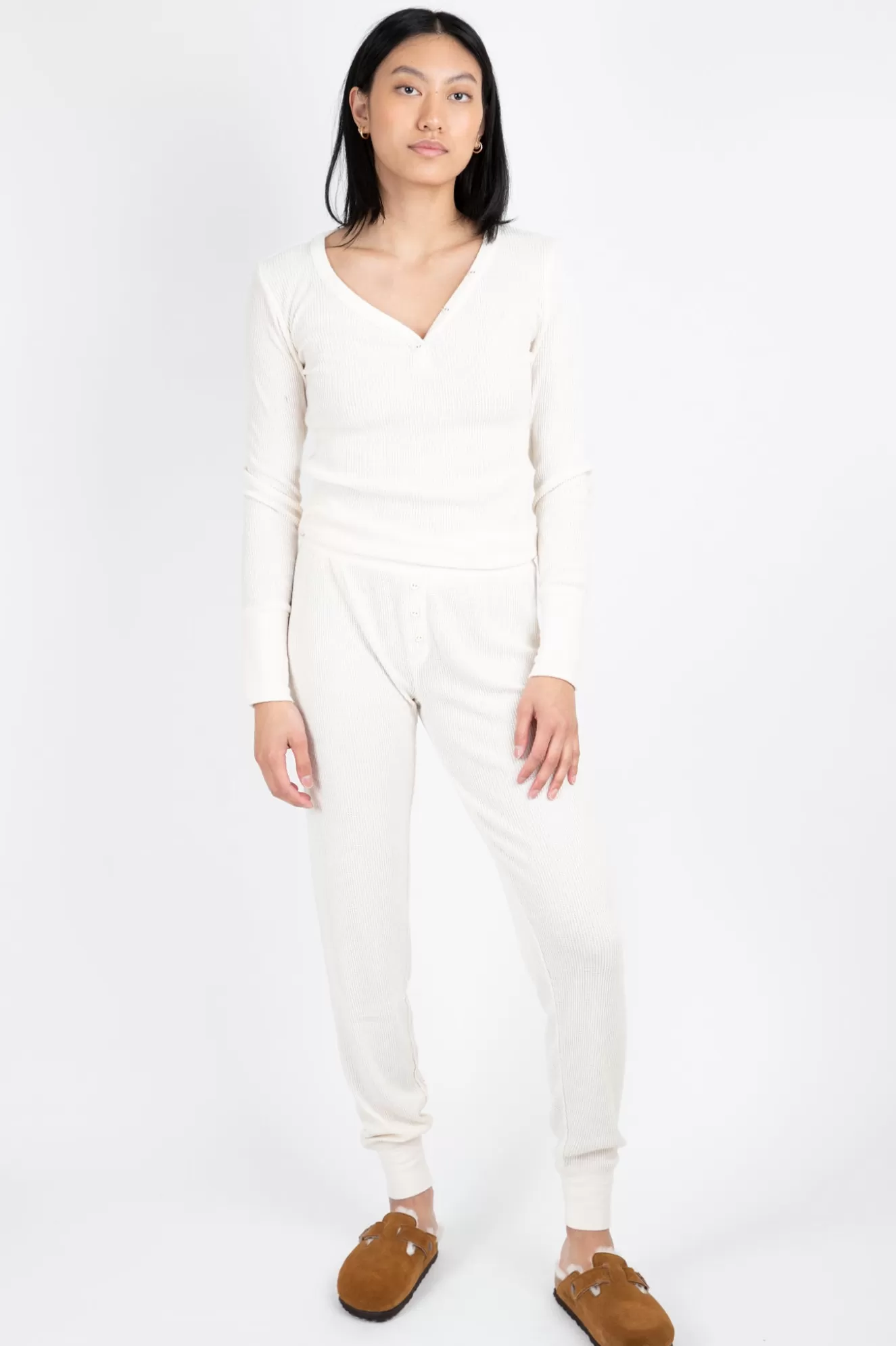 Cheap Textured Essentials Banded Pant Sleepwear