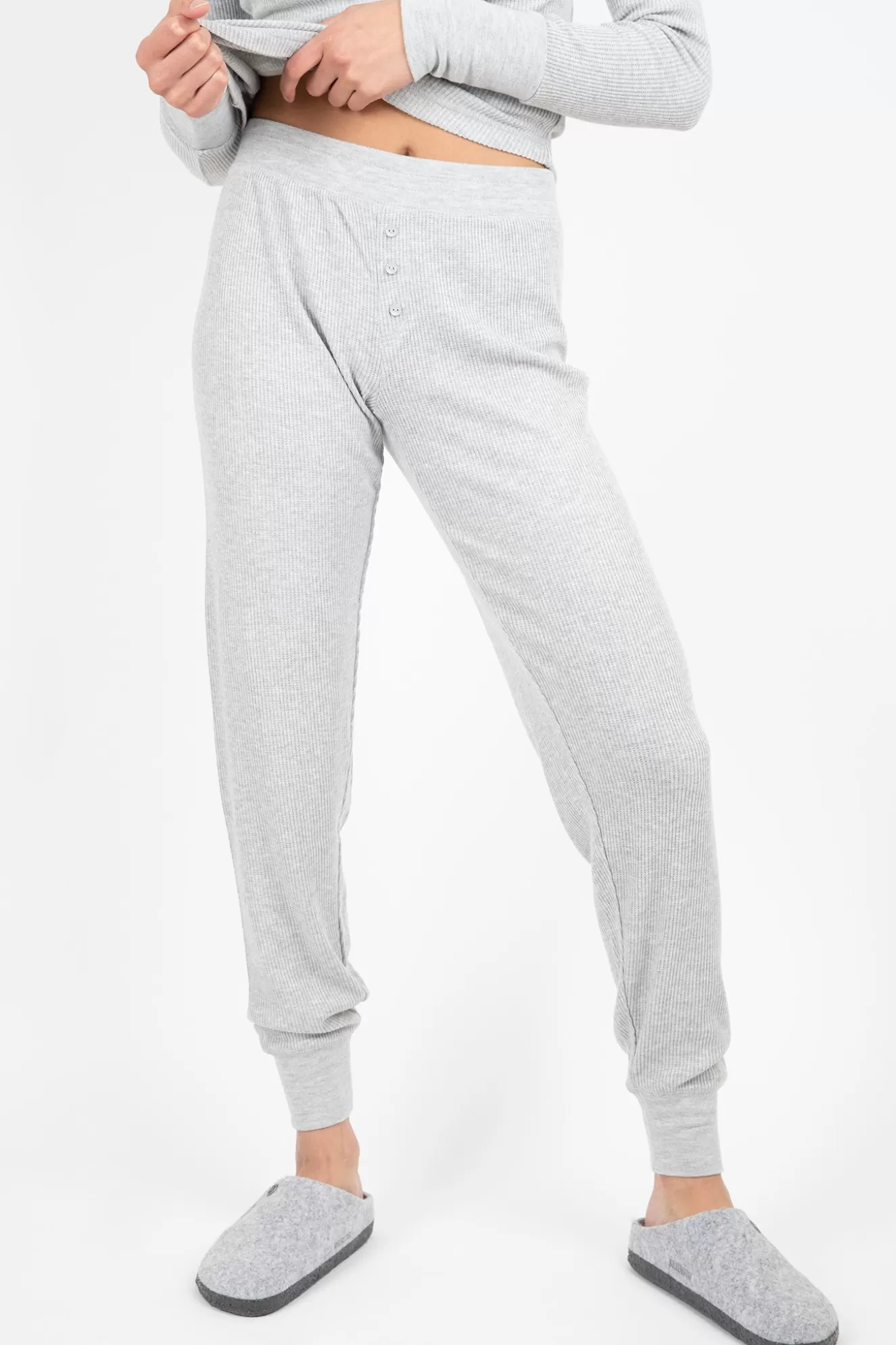 Discount Textured Essentials Banded Pant Sleepwear