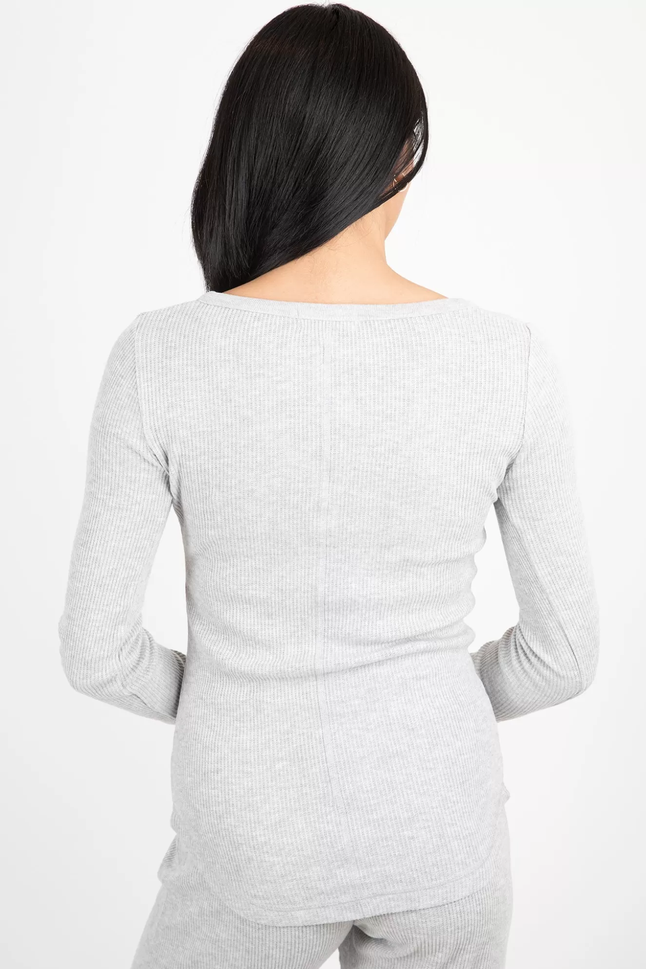 New Textured Essentials Long Sleeve Top Sleepwear