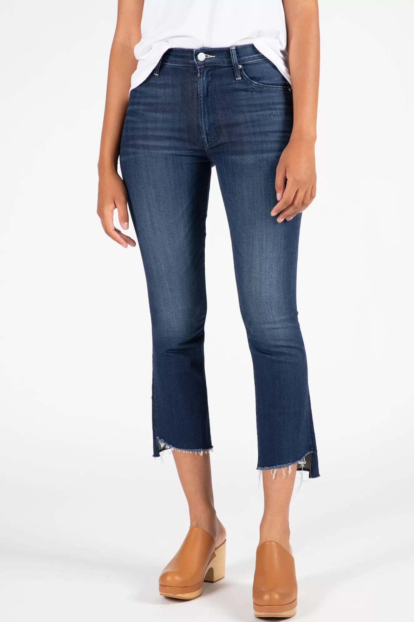 Fashion The Insider Crop Step Fray Denim