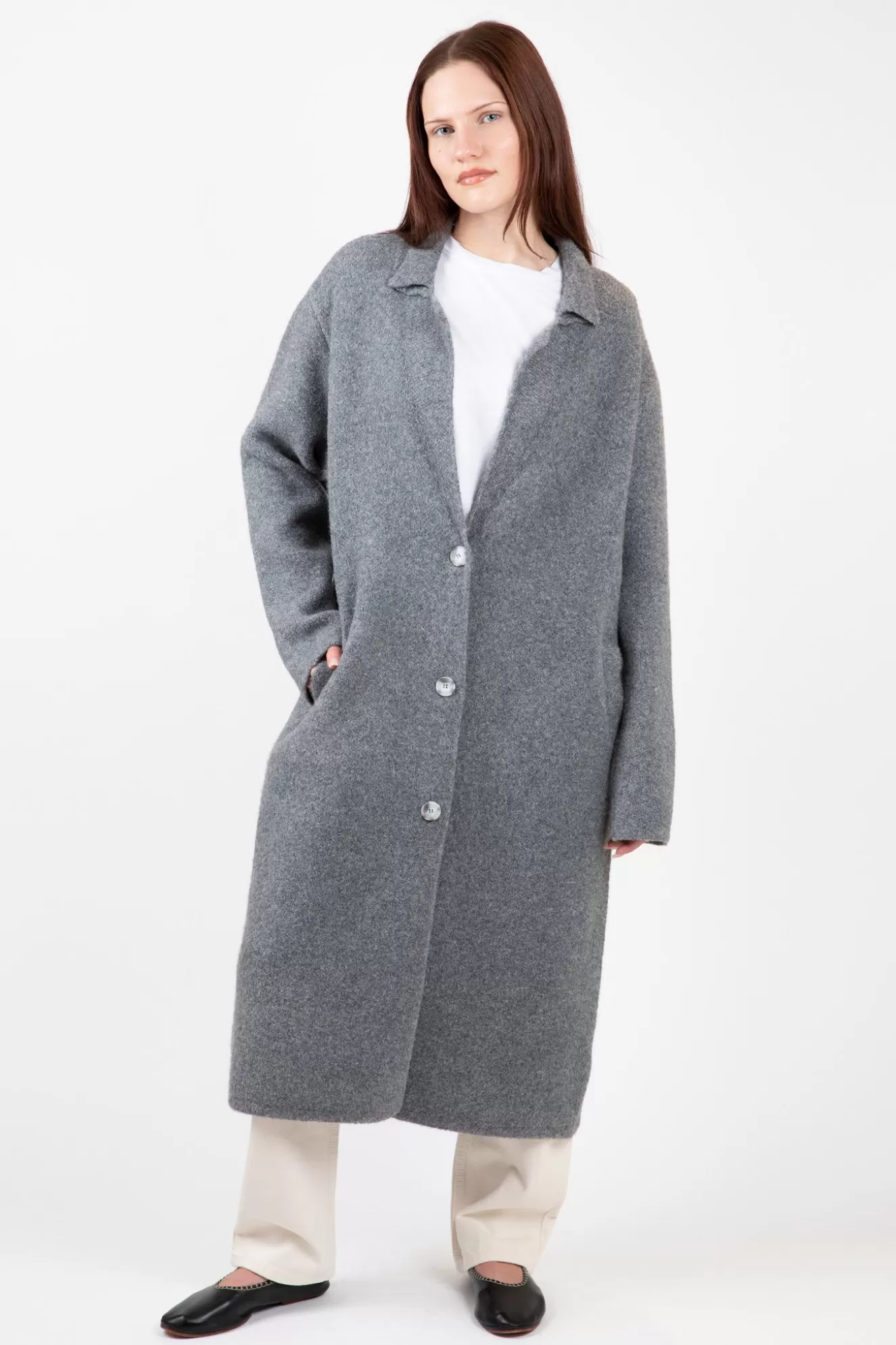 Store Victoria Oversized Long Coat Sweaters & Knits